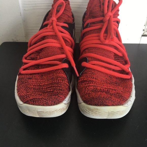 Nike Men's Zoom Kevin Durant KD 10 Red Velvet Basketball Shoes Sneakers size 8.5 - Picture 9 of 15